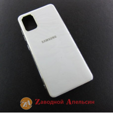 Samsung A51 A515 матовый чехол Electroplate ivory