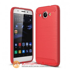 Huawei Y3 2017 CRO-U00 силіконовий чохол червоний
