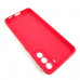 Samsung S21 G990 чохол шкіра TPU + PC захист камери червоний