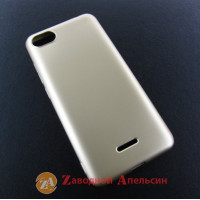 Xiaomi Redmi 6A защитный чехол Soft touch gold