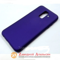 Samsung A6 plus A605 чохол фіолетовий Colorful