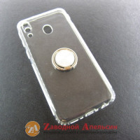 Samsung M20 M205 прозорий чохол кільце
