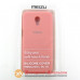 Meizu M6s чехол микрофибра Silicone cover pink