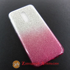 Meizu 16 чохол блискітки двоколірний purple