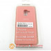 Samsung A8 A530 чехол микрофибра Silicone Cover pink