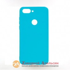 Huawei P Smart plus (INE-LX1) силіконовий чохол Colorful blue