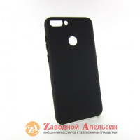 Huawei P Smart (FIG-LX1) Cиликоновий чохол (чорний)