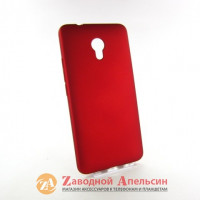 Meizu M5s пластиковый чехол Soft Touch red