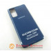 Samsung S20 FE G780 чехол микрофибра Silicone Cover (синий)
