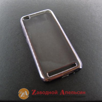 Xiaomi Redmi 5A GO чехол Electroplating grey