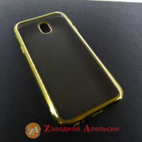 Samsung J3 2017 J330 чехол Electroplating gold