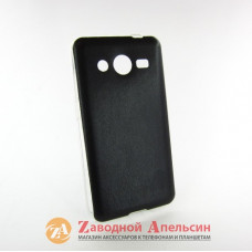 Samsung G355H Core2 чохол накладка шкіра black