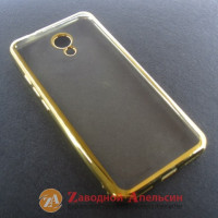 Meizu M5s чехол Electroplating golden