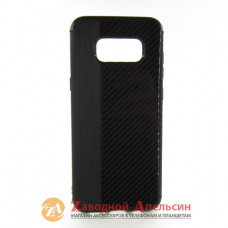 Samsung G955 S8 Plus чохол накладка Карбон (чорний)