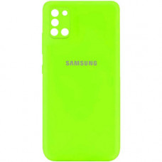 Samsung A31 A315 чехол салатовый Silicone Case party