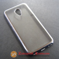 Meizu M5 чехол Electroplating gray