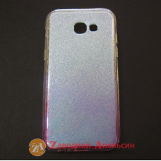 Samsung A5 2017 A520 чохол Rainbow блискітки