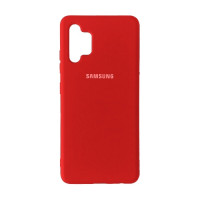 Samsung A32 A325 4G чохол мікрофібра Silicone Cover red