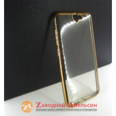 HTC One A9 чохол Eleсtroplating gold