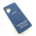 Samsung A32 A325 4G чехол микрофибра Silicone Cover navy