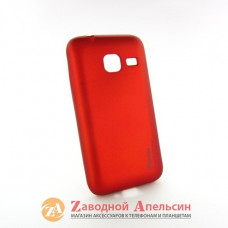 Samsung J1 J105 mini захисний чохол soft touch red