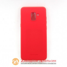 Samsung A8 plus A730 захисний чохол Jelly Case red