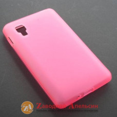 LG E440 Optimus L4 чохол + плівка Cover pink