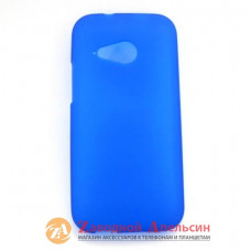 HTC One mini 2 M8 силіконовий чохол Cover blue