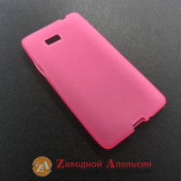 HTC Desire 600 захисний чохол Cover pink