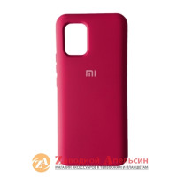 Xiaomi Mi 10 lite чохол мікрофібра Silicone Cover червоний