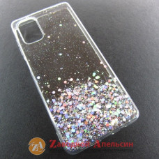 Samsung M51 M515 М51 захисний чохол блискітки transparent