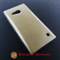 Nokia 730 Lumia чохол накладка шкіра gold