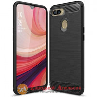 Oppo A12 A5s силіконовий чохол карбон black