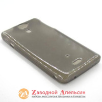 Sony Xperia V LT25i силіконовий чохол Cover gray