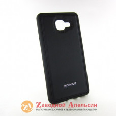 Samsung A7 A710 2016 чохол шкіра Momax black