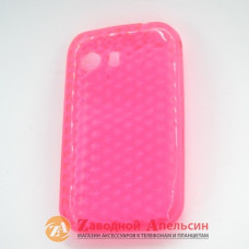Samsung S5360 Y чохол + плівка Cover pink