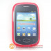 Samsung S5280 S5282 чохол силіконовий (червоний)