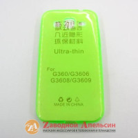 Samsung G360 G361 Core Prime ультратонкий чохол green