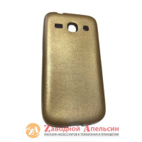 Samsung G350 Star Advance чохол накладка шкіра Cover gold