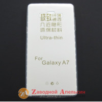 Samsung A7 A700 ультратонкий чохол clear