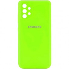 Samsung A32 A325 чохол салатовий Silicone Case (party)