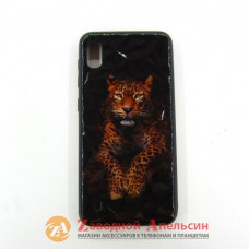 Samsung A10 A105 чохол малюнок тигр Glass Case
