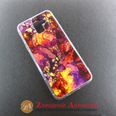 Samsung J6 J600 A6 A600 чохол малюнок мармур