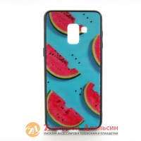 Samsung A8 A530 стеклянный чехол PopArt