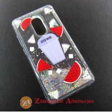 Xiaomi Redmi Note 4 4X чехол Аквариум плавающие блестки
