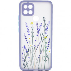 Oppo A15 A15s чохол малюнок лаванда