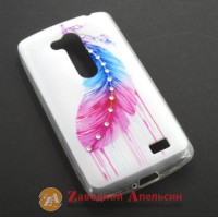 LG L Fino D290n D295 чехол стразы