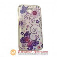 Lenovo A859 чохол малюнок стрази