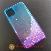 iPhone 11 чехол плавающие блестки Аквариум