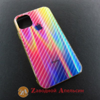 iPhone 11 різнокольоровий чохол Carbon laser
